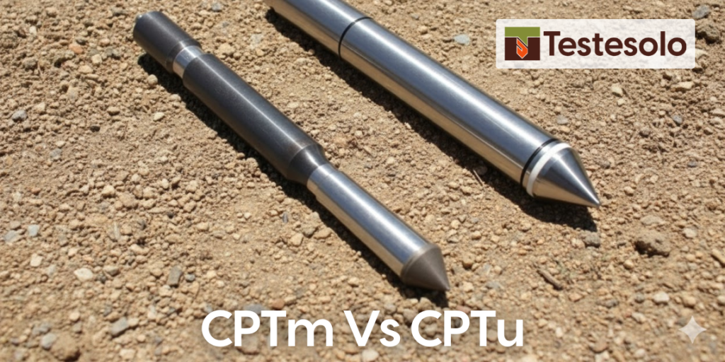 CPT mecânico vs CPTu